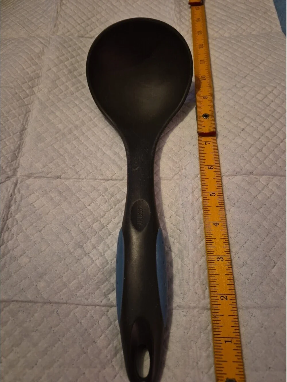 Vintage Bonny USA Nylon Plastic Solid Serving Cooking Ladle Black  11